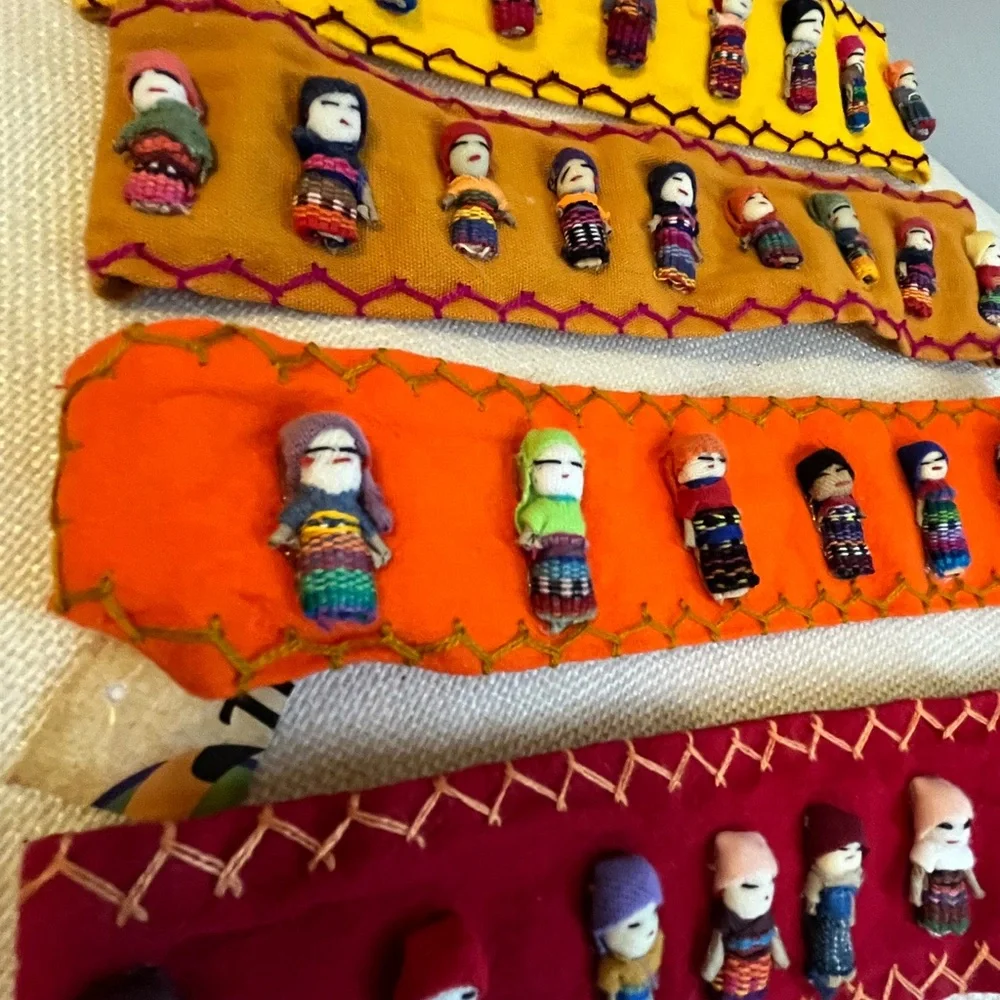 NWT Colorful Handmade Dolls Headbands from Mexico 🇲🇽